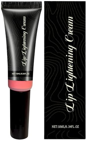 Bálsamo de brillo de labios - Crema correctora de labios oscura más ligera | concentrado de cuidado | Cuidado de labios para fumadores no fumadores | Blanqueamiento de la piel para uso