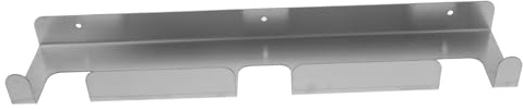TOYANDONA Stainless Steel Wall Mounted Pizza Shovel Rack Space-Saving Organizer for Pizza Peels and Kitchen Tools Holder for Home and Commercial Use