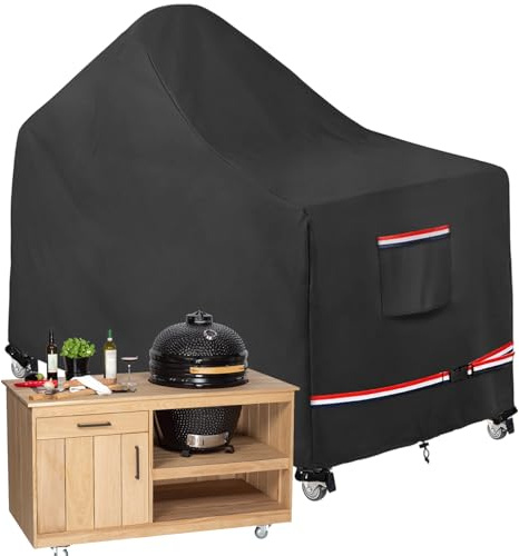 Copertura per barbecue a carbonella impermeabile – 60 pollici ad alte prestazioni, protezione per barbecue a carbonella per esterni, da tavolo, per patio, cortile, prato, cortile