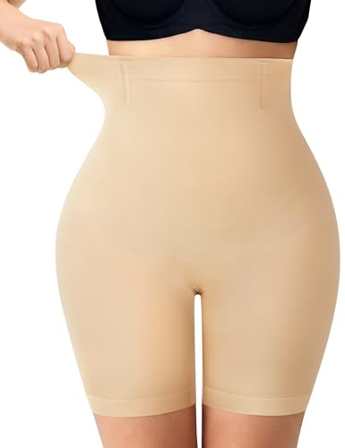 Nebility Shapewear for Women Tummy Control Knickers High Waisted Body Shaper Shorts Seamless Thigh Slimmer Pants Waist Trainer Shaping Underwear