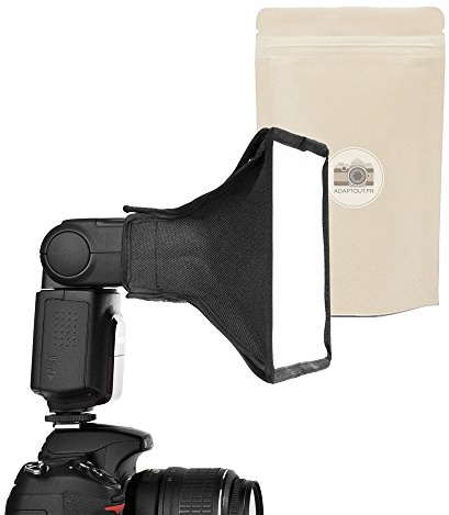 Softbox 15x20 pour Flash diffuseur Universel Pliable Portable Compatible Toutes Marques Canon Nikon Vivitar Sony Pentax Yongnuo - ADAPTOUT Marque FRANÇAISE