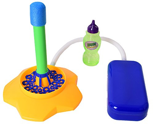 TE-Trend Seifenblasenmaschine ohne Batterie Seifenblasen Kinder Bubblegun Rocket Pump Bubble Machine Hochzeit Kindergeburtstag Garten Party Mehrfarbig