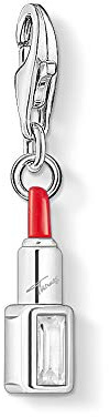 Thomas Sabo Damen Charm-Anhänger Roter Lippenstift Charm Club 925 Sterling Silber 1801-041-27