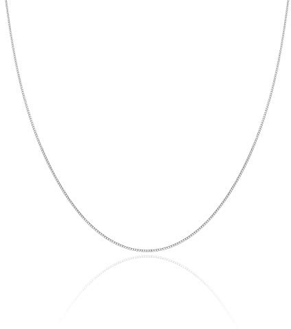 GD GOOD.designs cadena de plata damas 925 sin colgante (1,3mm) cadena de plata en diferentes longitudes (60.00)