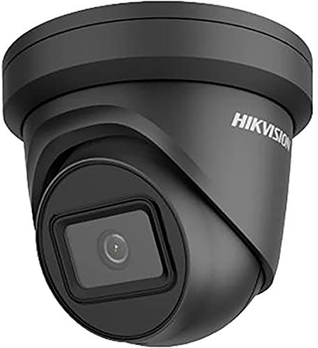Outdoor Turret Black, 8MP, H265+, 2.8mm, Day/Night, DarkFighter, 120dB WDR, EXIR 2.0 (30m), IP67, PoE/12VDC.