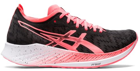 ASICS Women's, Magic Speed Running Shoe, Black/Pink, 5.5 UK