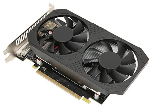 Dpofirs Scheda Grafica per Computer 560 4G GDDR5 128 Bit, Doppia Ventola di Raffreddamento Scheda Grafica Video per DirectX 12, OpenGL 4.6, PCI Express 3.0 X 8, 1176, 6000 MHz