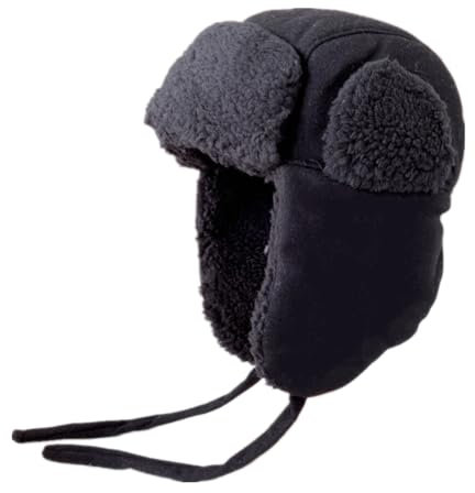 IBLUELOVER Fliegermütze Herren Damen Trappermütze Ohrenklappe Pilotenmütze Warm Wintermütze Winddicht Russische Mütze Outdoor Schneeschutz Skimütze Kunstfellmütze für Radfahren Wandern Laufen