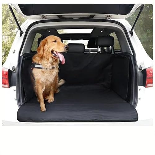 VELOMY Völliger Kofferraumschutz für Hund,für Audi Q5 2010 2011 2012 2013 2014-2018. mit Seiten- und Stoßstangenschutz, wasserdicht, rutschfest,B-Black