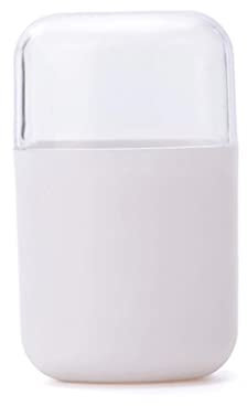 Dispensador de palillos de dientes Soporte magnético for palillos de dientes con tapa, dispensador de mondadientes, soporte for palillos de dientes, dispensador de plástico, elegante(White)