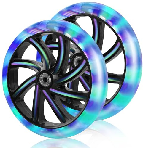 WANDGU 2 Stück Scooter Räder 200mm Scooterreifen Ersatzräder Roller Reifen Set Roller Reifen Set Ersatzreifen Reifen Cityroller Reifen für Scooter Ersatzreifen