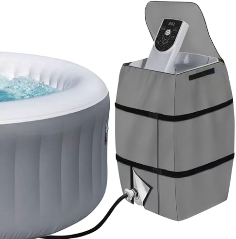 Abdeckung für Whirlpool-Pumpen – Abdeckung für Spa-Heizungspumpen – wasserdicht, staubdicht, isoliert, passend für Außenwanne/Pool