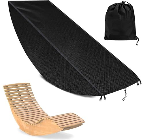 Abdeckung For Saunaliege Schaukelliege Gartenliege, Abdeckung Gartenmöbel, Sonnenliege Hüllen, Gilt Für Liegestuhl, Gartenliege Holz (155 * 65 * 95cm)