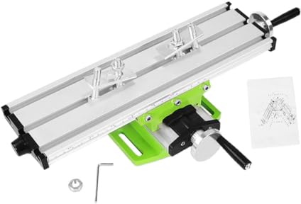SOPOTUTU Multifunction Worktable Mini Milling Machine Bench Drill Stand Compact Precision Work Table for Hobbyists with High Power and Stable Design