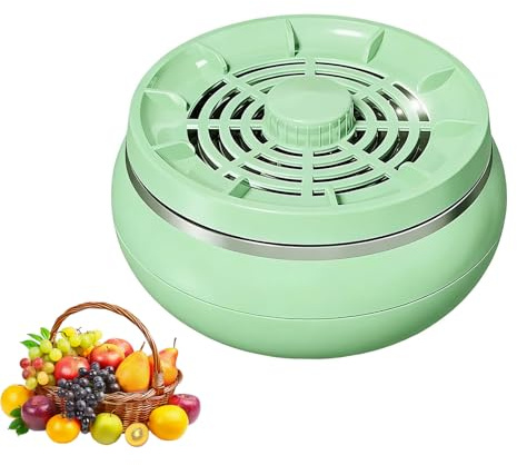 Fruit Washing Machine,4 Modes Portablem Long-Lasting Waterproof Food Purifier,Multifunctional Fruit and Vegetable Washer,for Home Kitchen Cooking Grain Rice Seafood Kitchen Cooking (Green)
