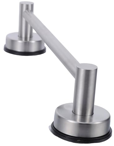 MUSISALY Toalleros de baño con Ventosa extraíble y Barra telescópica Ajustable 28-56 cm, Acero Inoxidable, Montaje sin Taladro, Almacenamiento Flexible para Toallas, Ideal para baño y