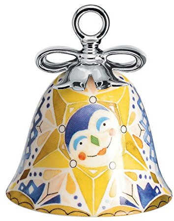 Alessi MW40 7 Star Weihnachtsschmuck - Porzellan mit Dekor