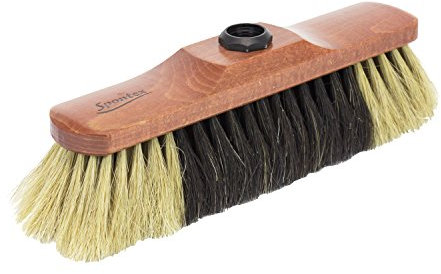 Spontex Haushaltsbesen, Holzkörper Naturhaarbesen Ersatz, Holz, 30 x 12,5 x 7 cm