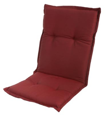 Auflagen für Sessel Niederlehner Mittellehner 105 x 49 x 6 cm in rot Rio 50318-300 ohne Sessel (1)