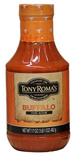 Tony Roma's Buffalo Wing Sauce, 17 Ounce (Pack of 6)