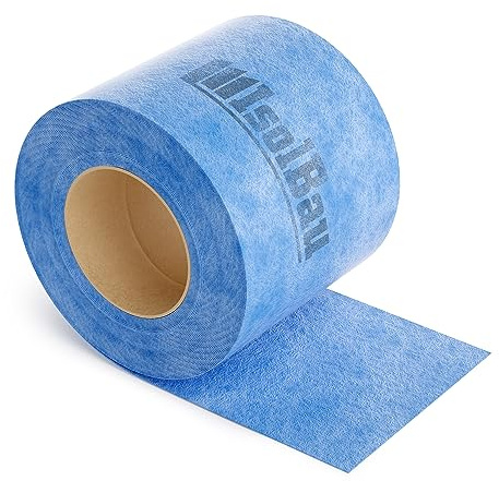 Isolbau Dichtband P3 Blau - 20 m Abdichtband Wasserdichtes Dichtungsband für Sanitär, Dusche, Bad und Fliesen, Balkon und Terrasse, Abdichtung für Innen- & Außenbereich - 120 mm