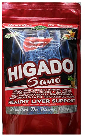 Higado Sano/Apoyo Hígado Saludable. Té de hierbas. Peso neto 3.5 oz (99 g)