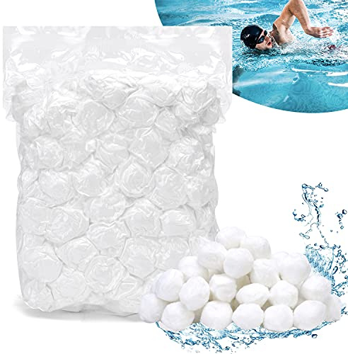 RANLOVE Bolas filtrantes para Sistemas de filtración de Arena, Bolas filtrantes de Piscina de 700 g para Recambio de Arena filtrante de 25 kg, adecuadas para filtros de Piscina. (700g) (700)