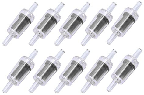 Wasser-Rückschlagventil, 10 Stück Aquarium-Rückschlagventile; (4 mm schwarz)