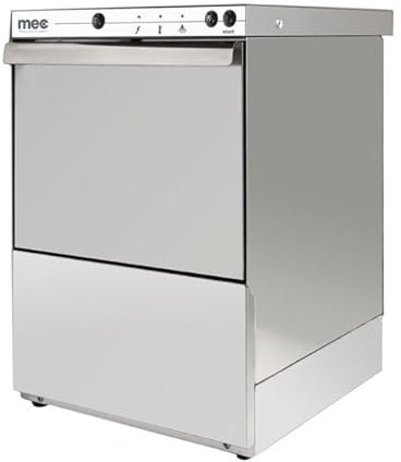 Mec Lave-Vaisselle Professionnel Triphasé Intégré Acier Inoxydable Gris - 3180 W - t500-trif-ps