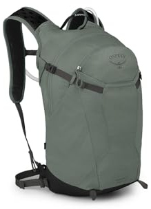Osprey Sportlite 20L Unisex Hiking Backpack with Hydraulics Reservoir, Pine Leaf Green