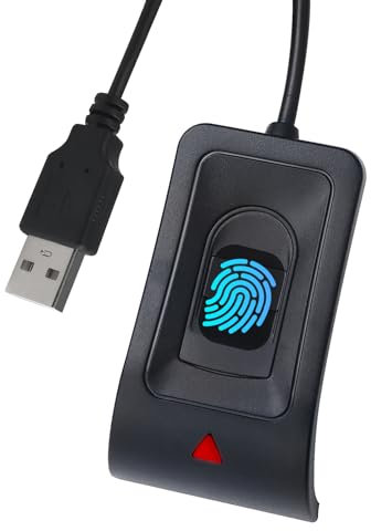JIAN BOLAND USB-Fingerabdruckleser Fingerabdrucksensor für PC für Windows10/11, Windows Hello Plug-and-Play Automatische Treiberinstallation mit 1.5M Verlängerungskabel-Windows Passwortfreier Betrieb