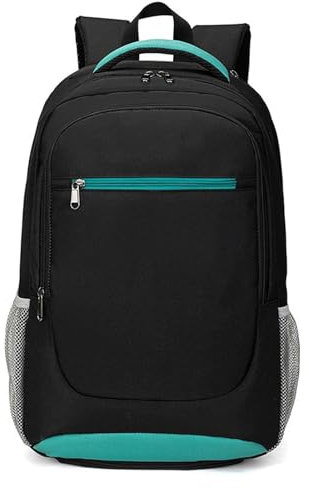 Hixingo Tennisrucksack für Damen und Herren, Tennisschläger Rucksack mit Schuhfach Große Kapazität Sportrucksack für Tennisschläger, Badmintonschläger und Basketbälle (32x10x46cm,Schwarz)