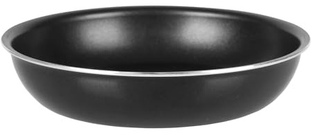 Créalys 523572 Poêle aluminium Ø20 cm H 4,5 cm - Revêtement intérieur noir anti-adhésif sans PFOA - compatible manche DECLIC NEW (non inclus) - Tous feux dont induction