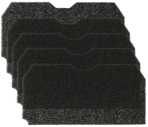vhbw 5x Schwammfilter kompatibel mit Blomberg TKF 1350 | TKF 1340, TKF 7449 A, TKF 7350 S, TKF 1350/2, TKF 1350/02, TKF 1350 S Wäschetrockner