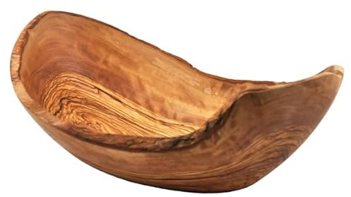 Naturally Med Saladier en bois d'olivier naturel 31,8 cm