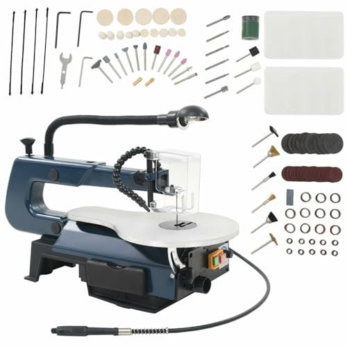 Tidyard Ensemble de scie à chantourner 108 pcs 125 W 252 mm Style A