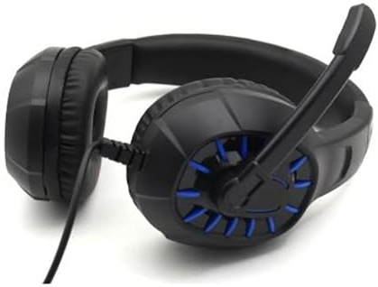 WatioWave Casque Gaming Komc C501 de Couleur Rouge. Idéal pour Une Immersion Totale dans Vos Jeux. Design Confortable et Son Surround. Améliorez Votre expérience de Jeu