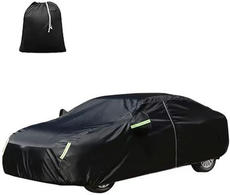 Autoabdeckung Winter für Mini Cooper 3 Doors Wasserdicht Atmungsaktiv Autoplane Outdoor Autoabdeckung Vollgarage Autoplane Staubdicht Winddicht Schneefest