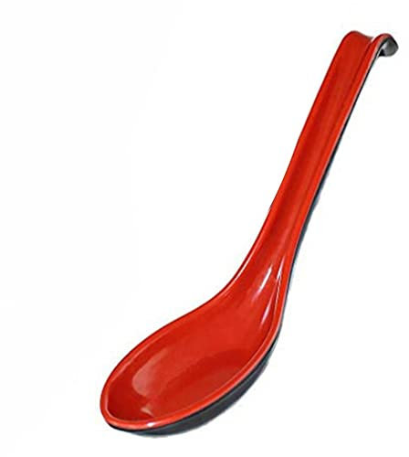 Cucharas de sopa chinas, cucharas de sopa asiáticas de cerámica, Cuchara de porcelana de imitación, cuchara de mango largo, antideslizante, antiescaldaduras, cuchara for sopa, cuchara for Fideos, cuch