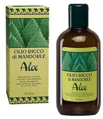 Olio Ricco Aloe 250 ml - ha un forte potere emolliente, nutriente, antiage, protettivo