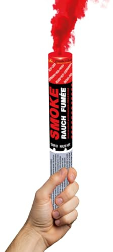 Fumigène à Main ± 120 Secondes Rouge – Déclenchement à Mèche – Fumigènes Colorés à Tenir en Main – Catégorie F1 | Zenda Club® – Livraison Gratuite 48H