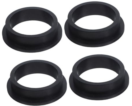 HIAKDOFT 4pezzi Guarnizioni Di Ricambio Per Tubo Piscina Silicone Per Manutenzione Filtri Sabbia Grommet Facile Da Installare Compatibile Con Pompe Motore Per Piscine Nero