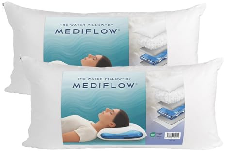 Mediflow Original Daunenwasserkissen (40 x 80 cm, 2er-Pack)
