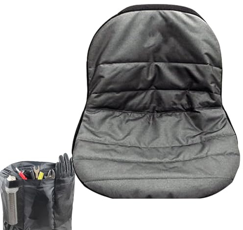 Qfdiwr Coprisedile Per Tosaerba,tessuto Oxford 600D Coprisedile Per Trattore,Accessori Utili,PerTosaerba E Trattorini,Per Durevole, Medio, Grigio, Per La Maggior