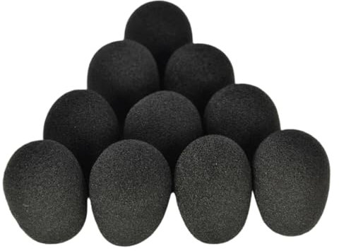 GMBYLBY Microfoni Spugna Schiuma Parabrezza Protezioni Coperture Per Aviazione A10 Microfoni Simulazione Formazione Cuffie Copertura