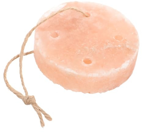 CIYODO Salzleckstein Für Kaninchen Und Kleintiere Natürlicher Mineralstoffblock Aus Stabilem Salzziegel Mit Spurenelementen Zum Aufhängen Für Nager Und Pflanzenfresser