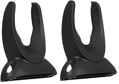 2 Stück Barcode Scanner Halterung aus Kunststoff, Schwarz | Stabile Basis, Platzsparend, Vielseitig Nutzbar, für Einzelhandel und Lager