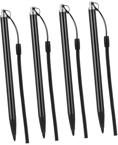 BESPORTBLE Penna Stilo con Design Antismarrimento per Schermo Resistivo 4 Pezzi e Protezione Schermo in Alluminio e Abs per Macchine Pos e Controllo Industriale