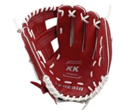 Baseballhandskar, baseballhandske läder, baseball, slaghandskar, män, barn, rättigheter handskutrustning, övning handtrollist (röd, 30 cm)
