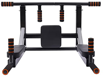 Barre de traction murale multifonctionnelle - Station de musculation stable - Idéal comme appareil de fitness à domicile pour l'entraînement de musculation à la maison